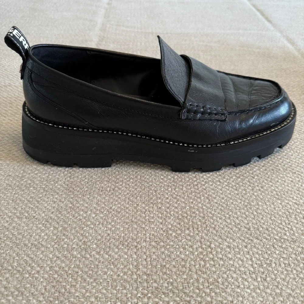Karl Lagerfeld Black Women's Maysun Platform Casual Shoe Women‎ 9m